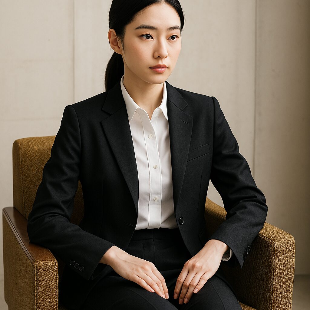 女性のスーツボタンマナーは男性と違う？
