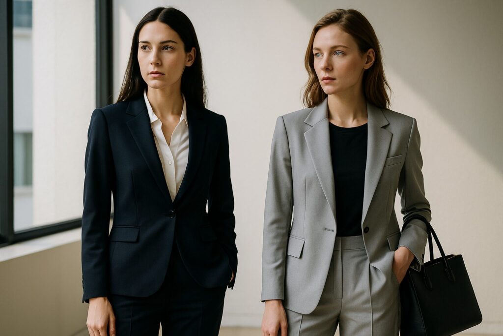 女性のビジネススーツとリクルートスーツの違いは？