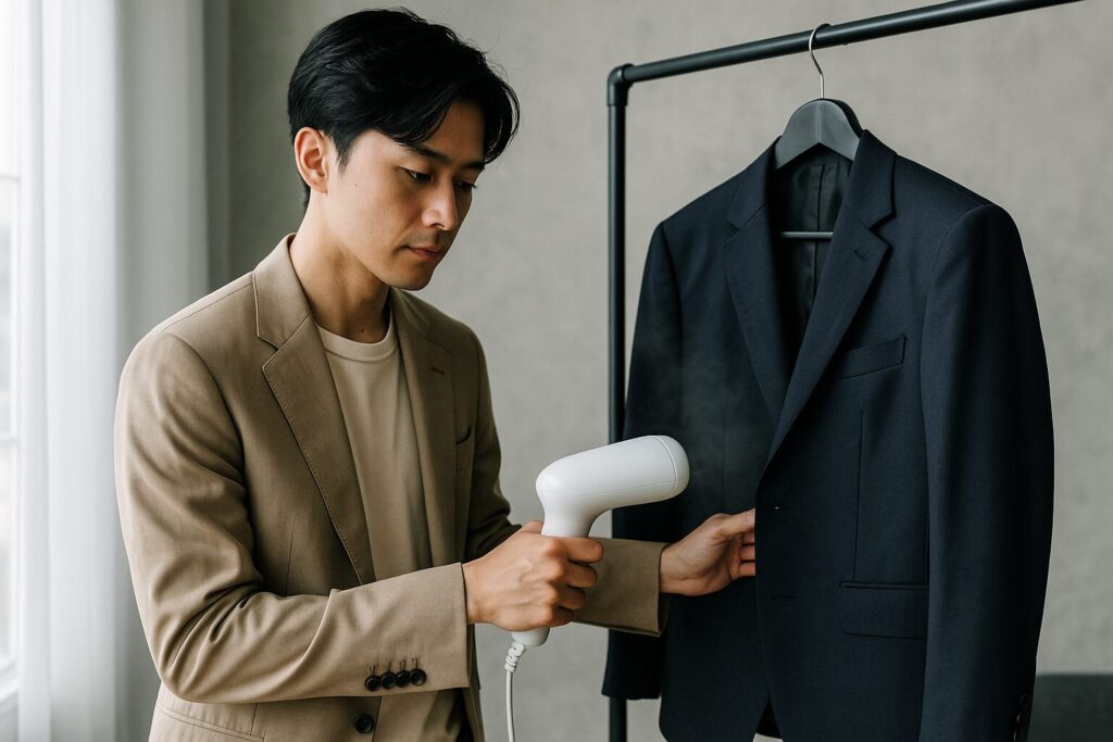 家でもできる！スーツのシワシワを簡単に戻すコツ