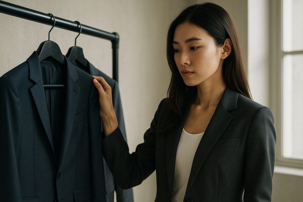 女性がスーツを洗う頻度と押さえておきたい注意点