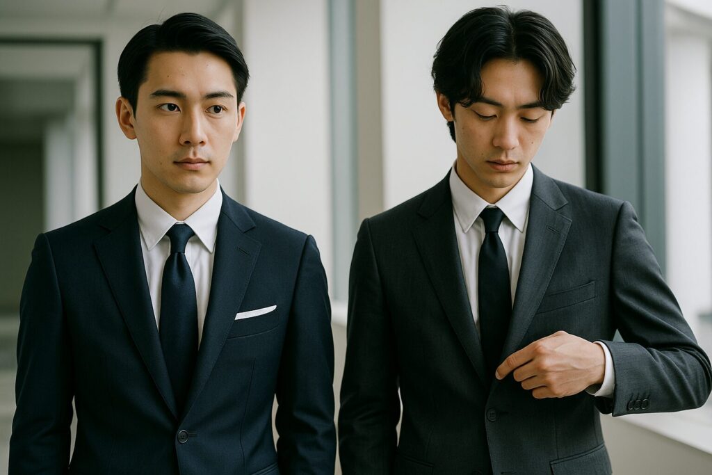 【就活】スーツポケットは出す・出さないで印象はこう変わる