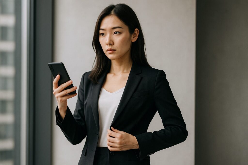 女性用ジャケットの前を開ける：知恵袋でのリアルな声