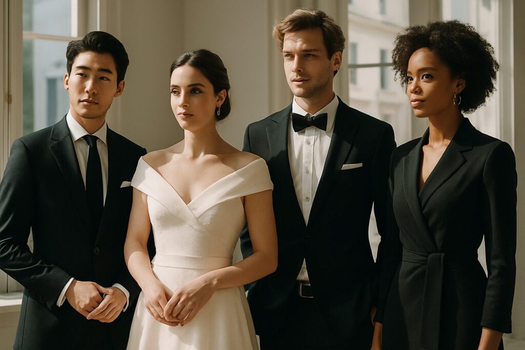結婚式でのスーツのポケットマナー：出すのが正解？