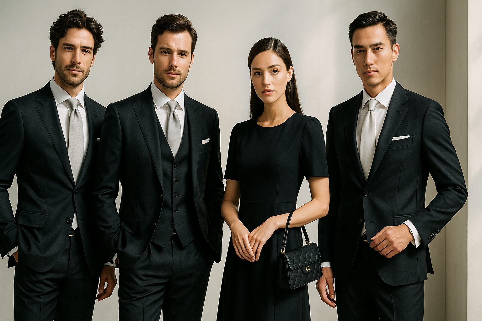 結婚式に最適なブラックスーツとは？着こなしとマナー、レンタル術