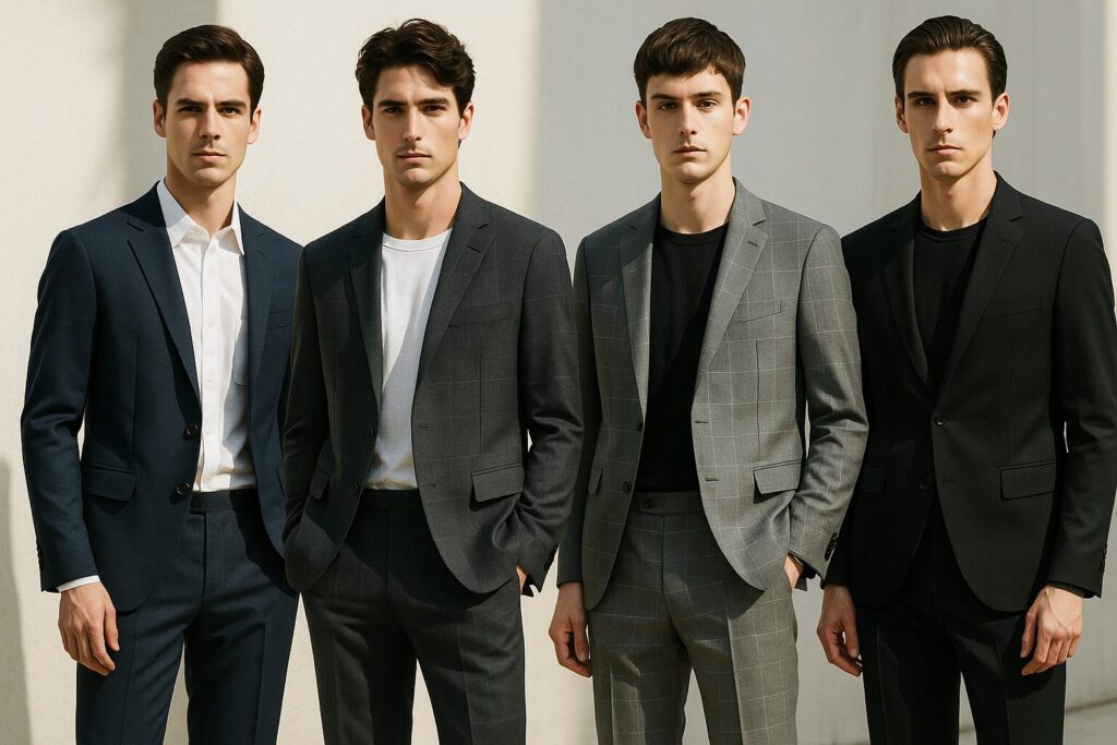 GUセットアップメンズの人気色と柄