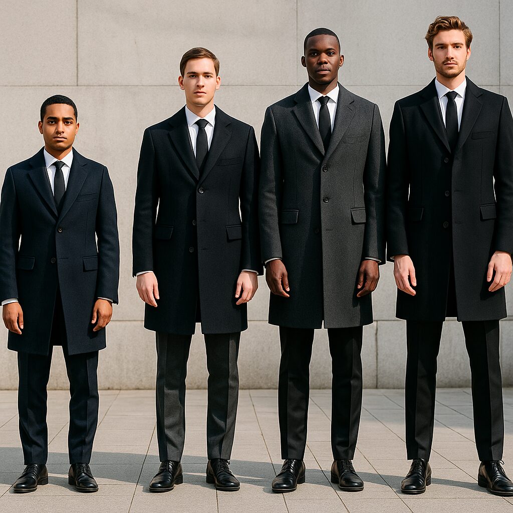 身長別ビジネスコートサイズの目安