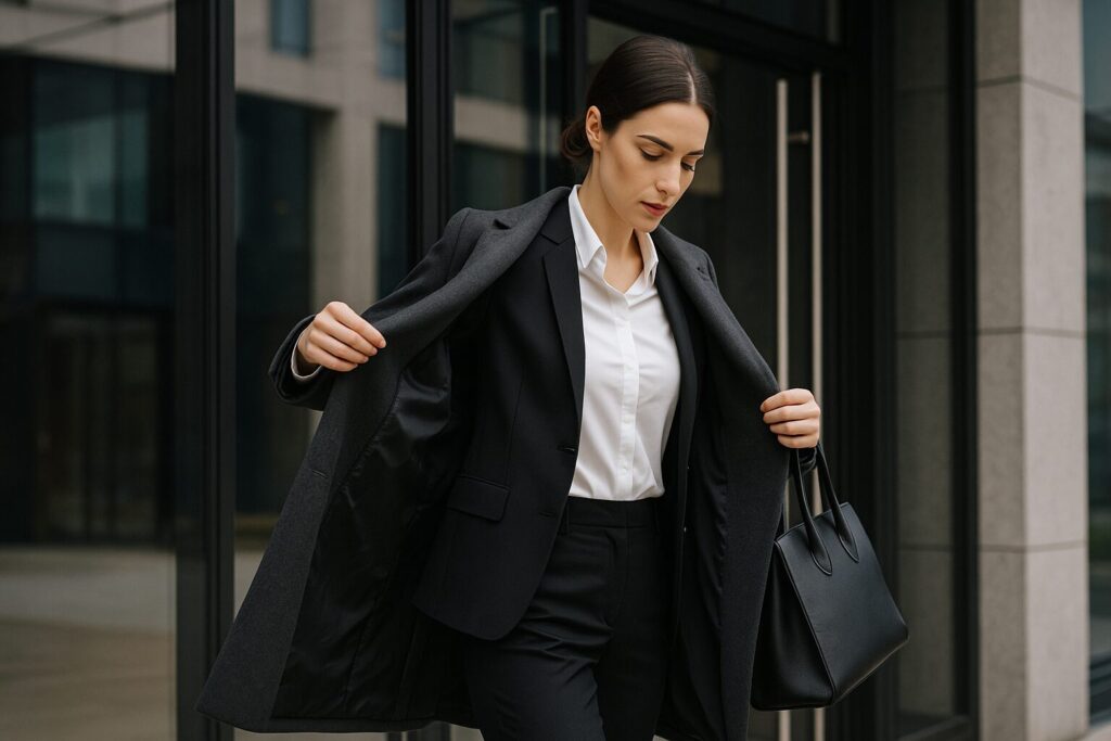 コートを着るタイミングと訪問先での印象管理