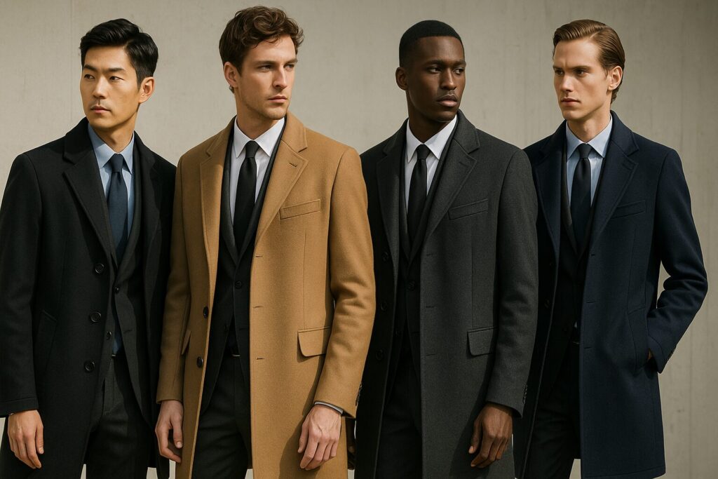 スーツの上に着るコートサイズ感のポイント