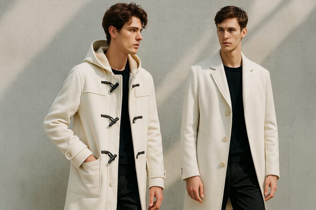 ダッフルを含むビジネス白コートのTPO整理