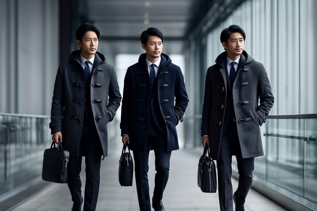 ダッフルコートビジネス可否