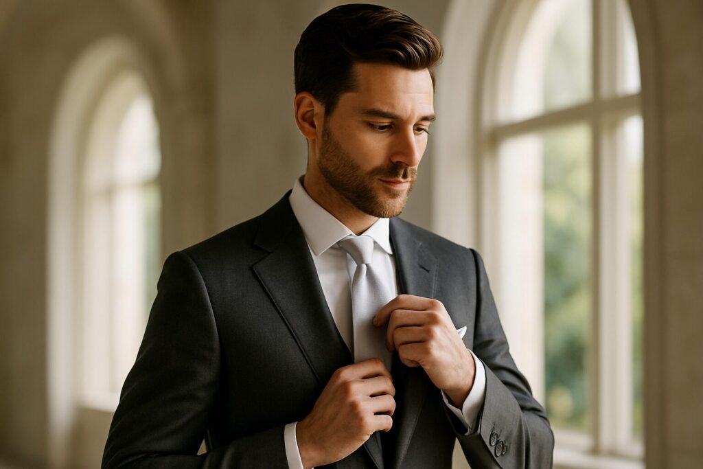 ネクタイ ディンプル 結婚式での正しい作法