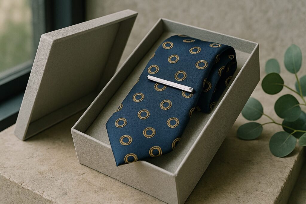 ネクタイピン付きプレゼントギフト