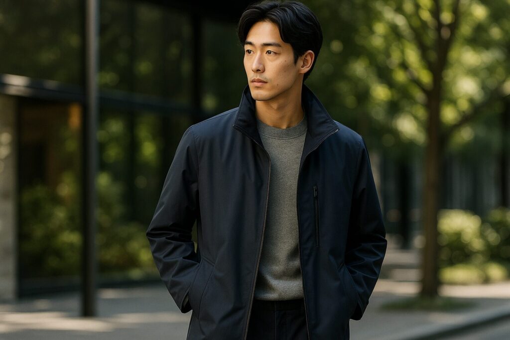 ビジネスコートのファスナーに適した機能素材とは