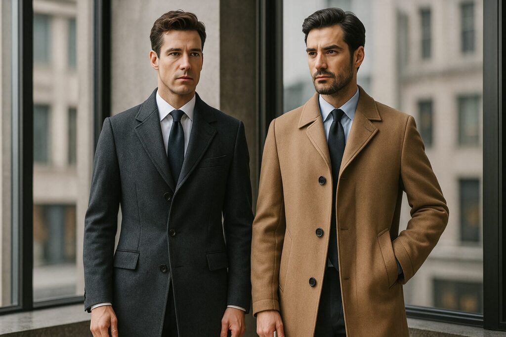 ビジネス向け定番コートの特徴