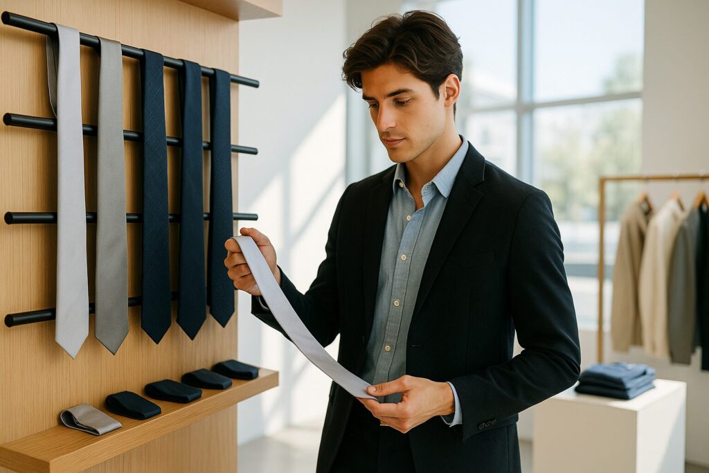 ファストファッションで結婚式ネクタイを選ぶコツ