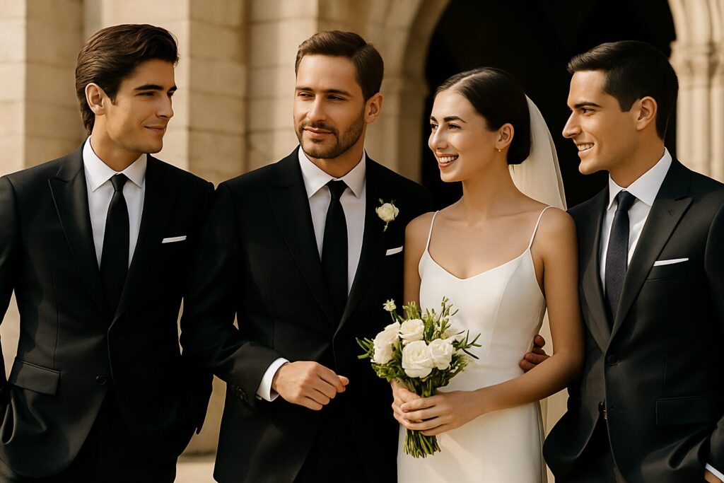 ブラックスーツ礼服との合わせ方