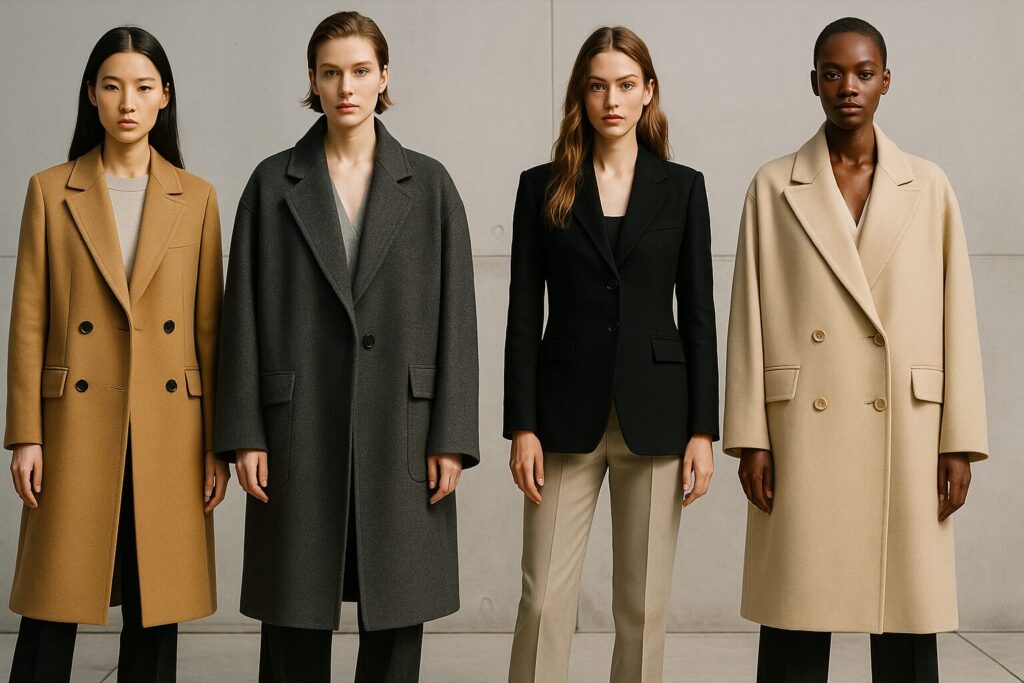 ブランド別コートサイズ感の違い