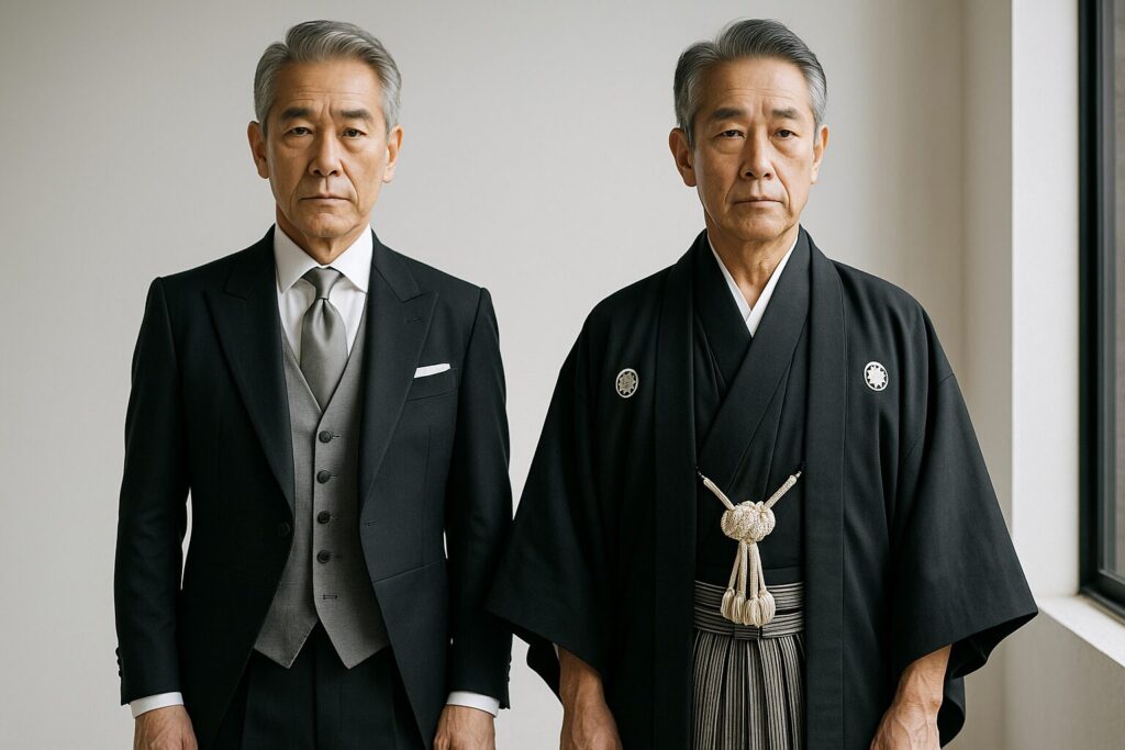 モーニングと和装 黒五つ紋付袴の選択肢と格式の違い