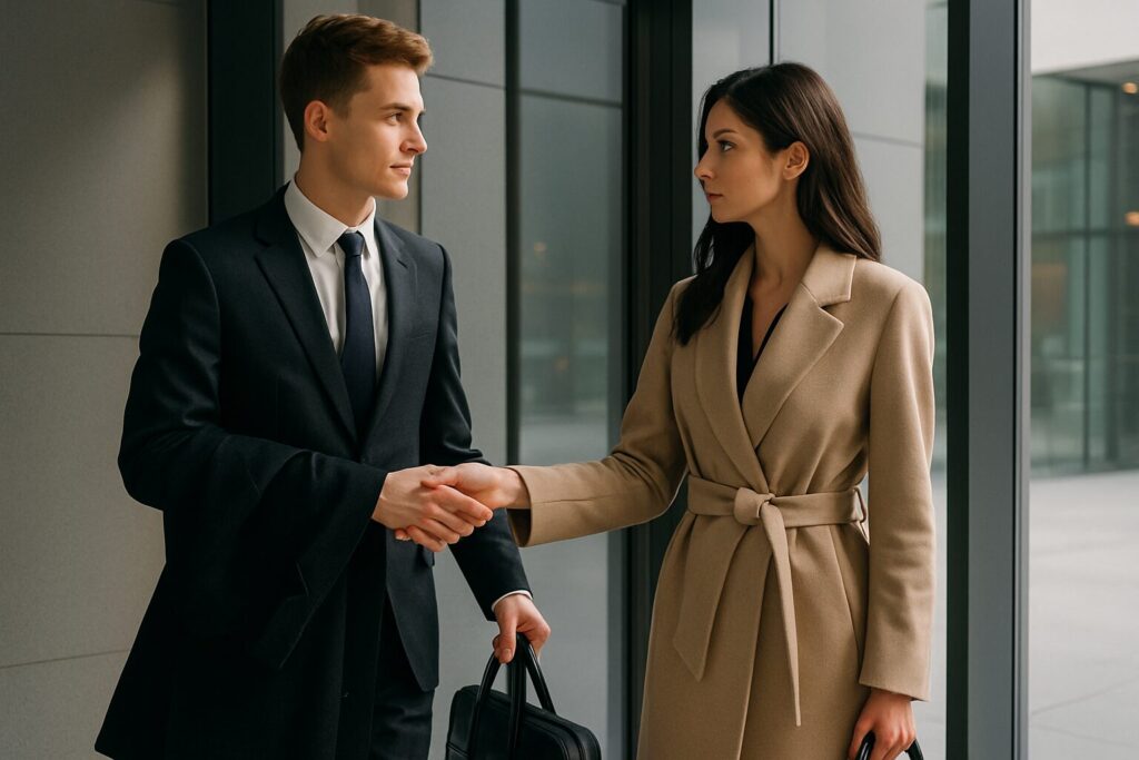 来客時に配慮すべきビジネスマナー コートを脱ぐタイミング