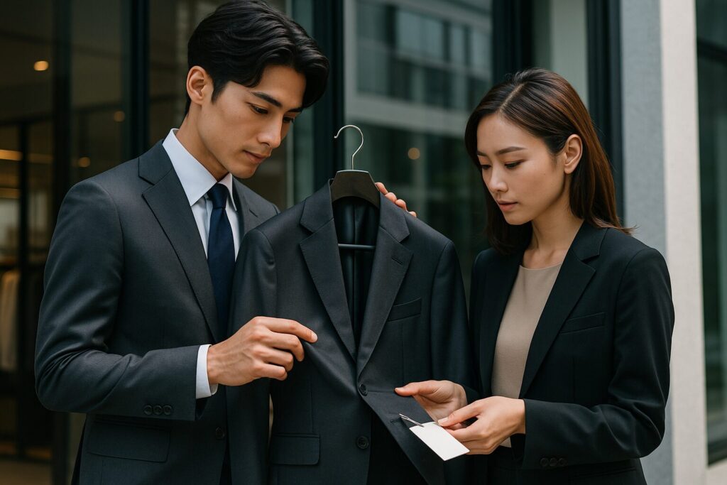 洋服の青山スーツセットが安い理由