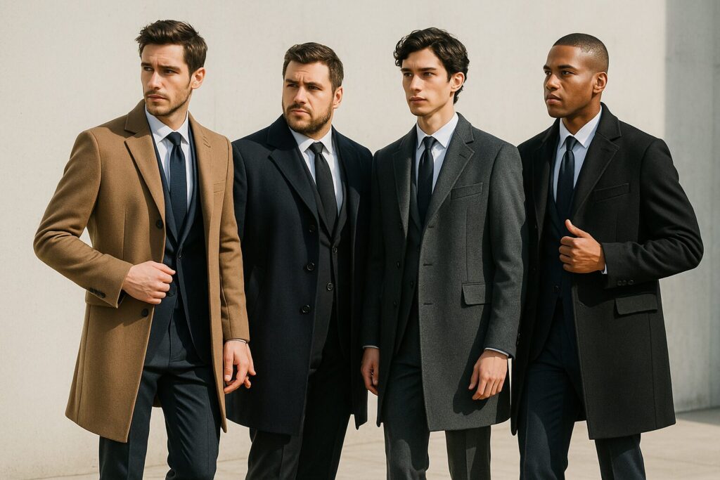 細身やがっちり体型別ビジネスコート選び