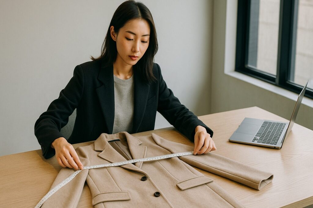 通販で失敗しないコートサイズの選び方