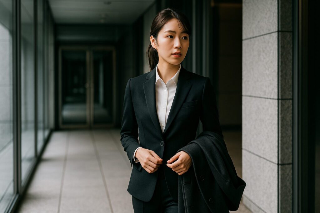 面接でコートを脱ぐ順番