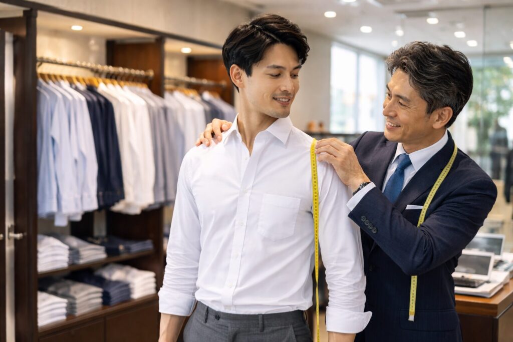 オーダーワイシャツ売ってる場所