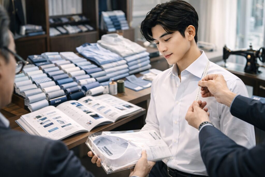 オーダー対応の安いワイシャツ