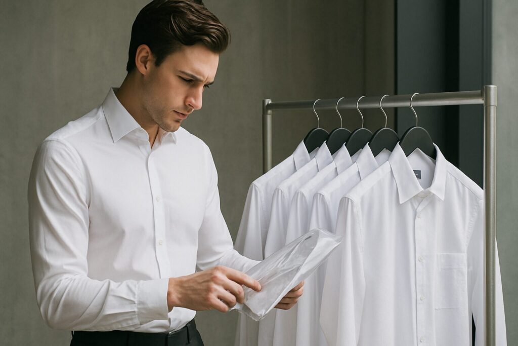 コンビニワイシャツのサイズ選び