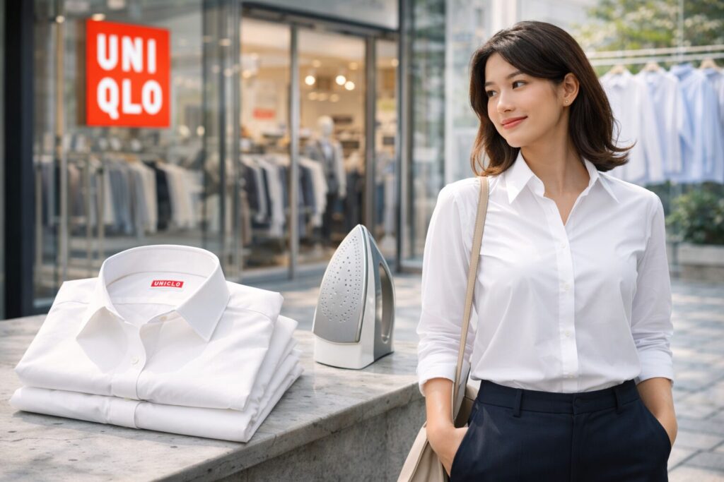 ユニクロで買うワイシャツレディースの特徴