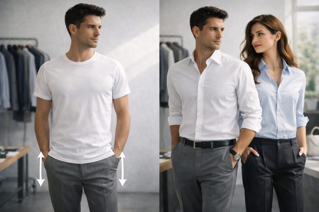 ユニセックスサイズとの違い