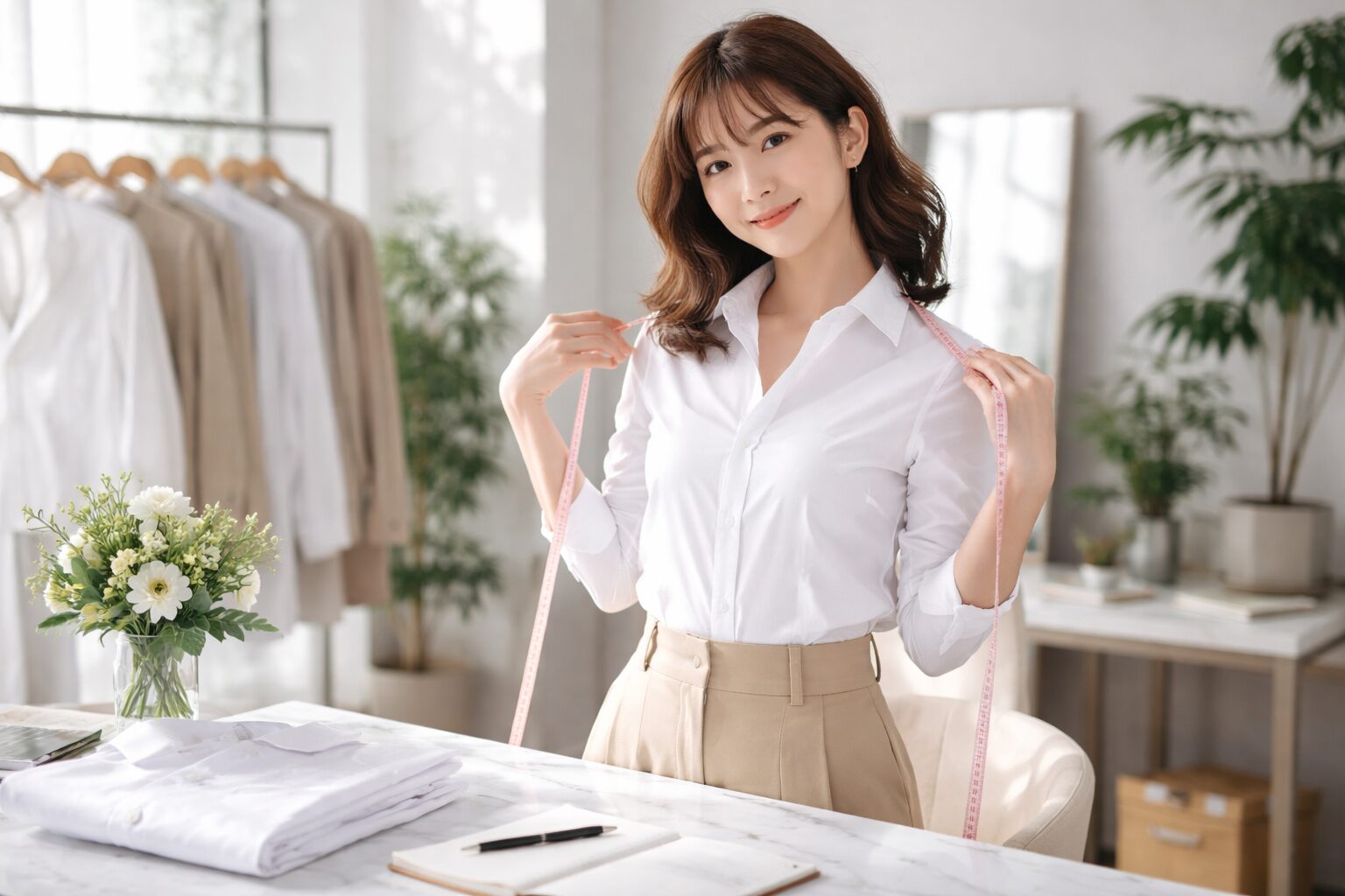 レディース向けワイシャツのサイズ基準と失敗しない選び方