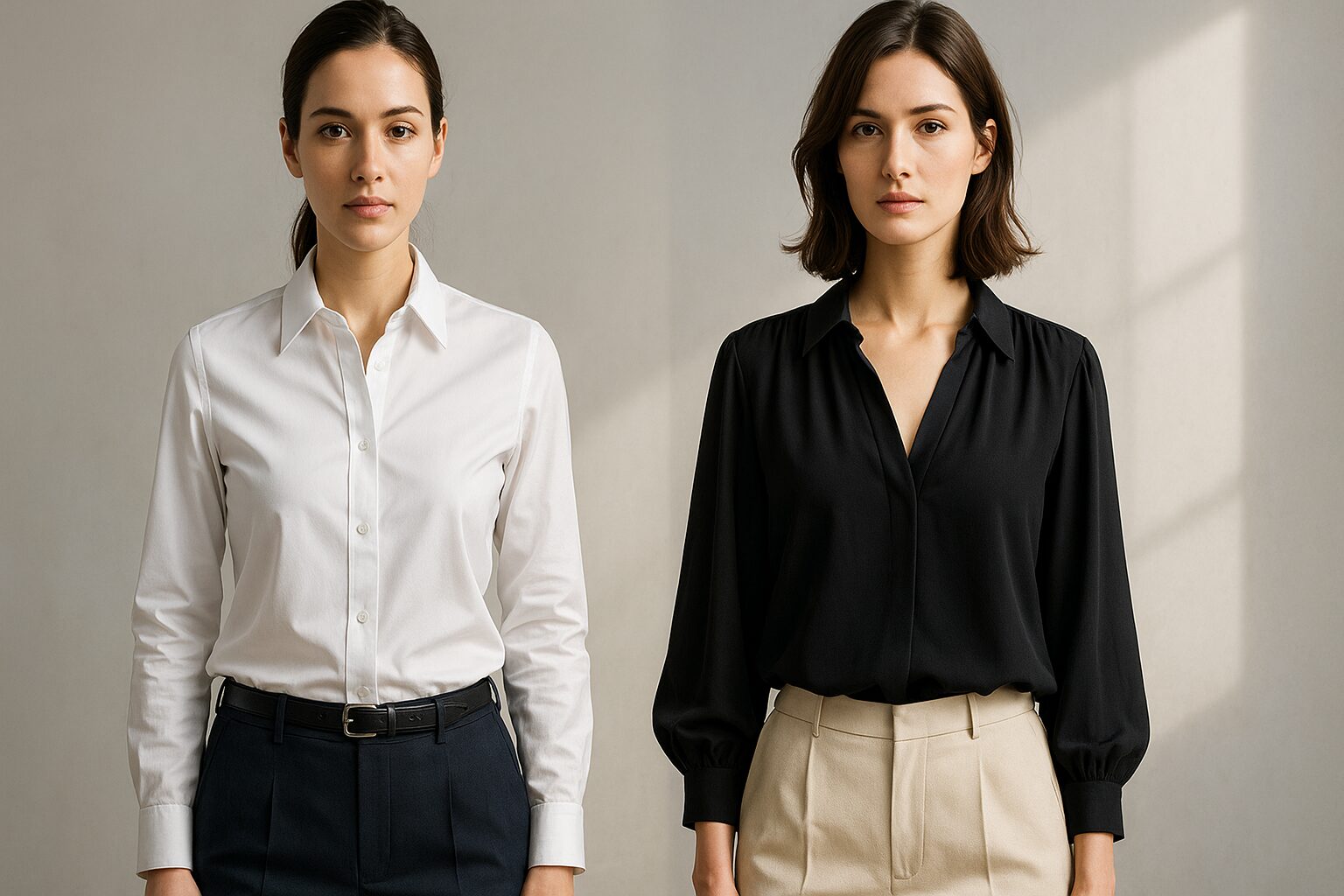 ワイシャツとブラウスの違いを構造から理解する完全ガイド一冊