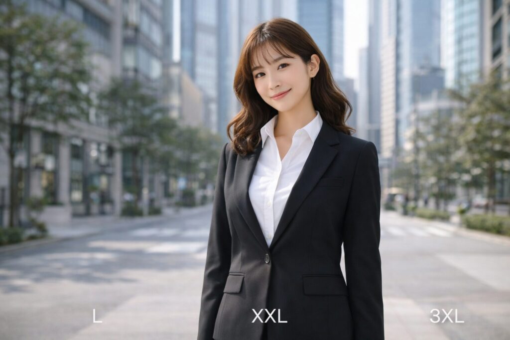 ワイシャツサイズレディース就活基準