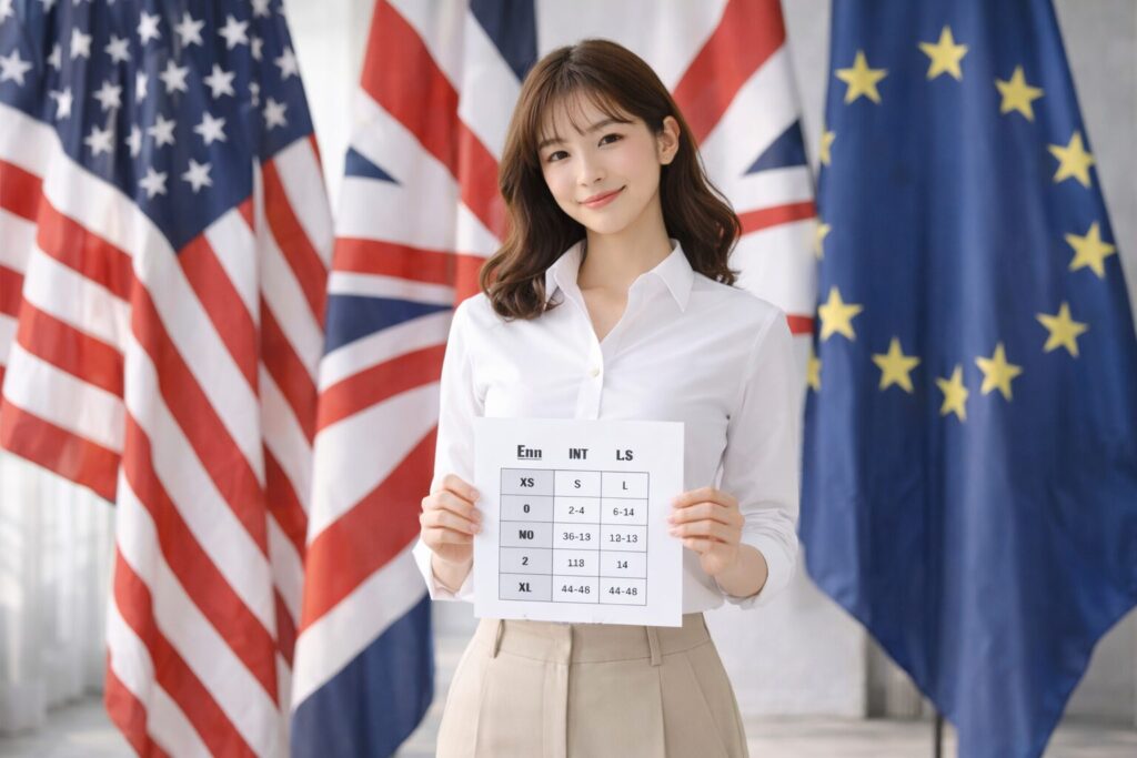 ワイシャツサイズレディース海外サイズ