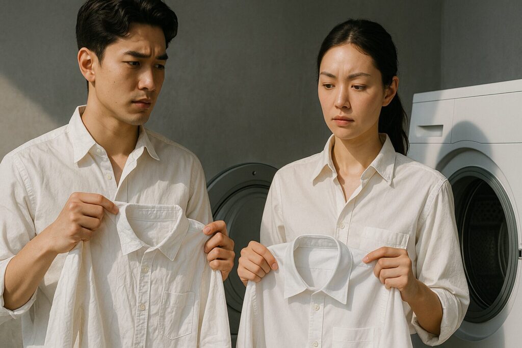 乾燥機で縮む原因と対策