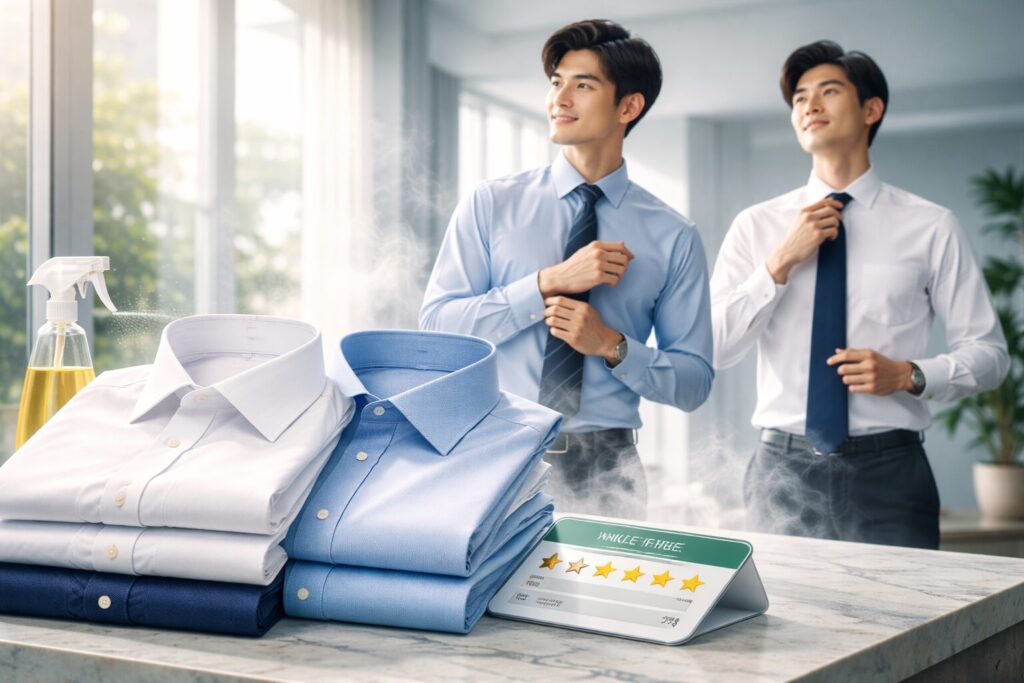 形態安定ワイシャツが安い店