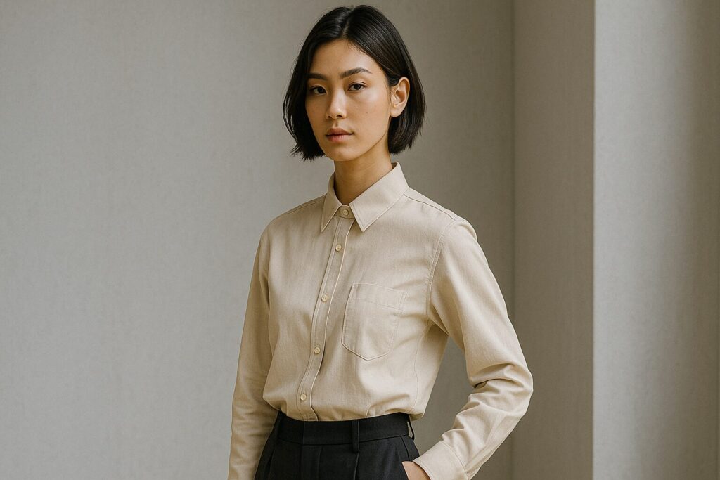 素材は綿とシフォン