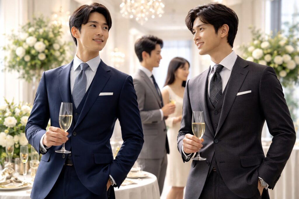 結婚式に使えるおしゃれスーツレンタル