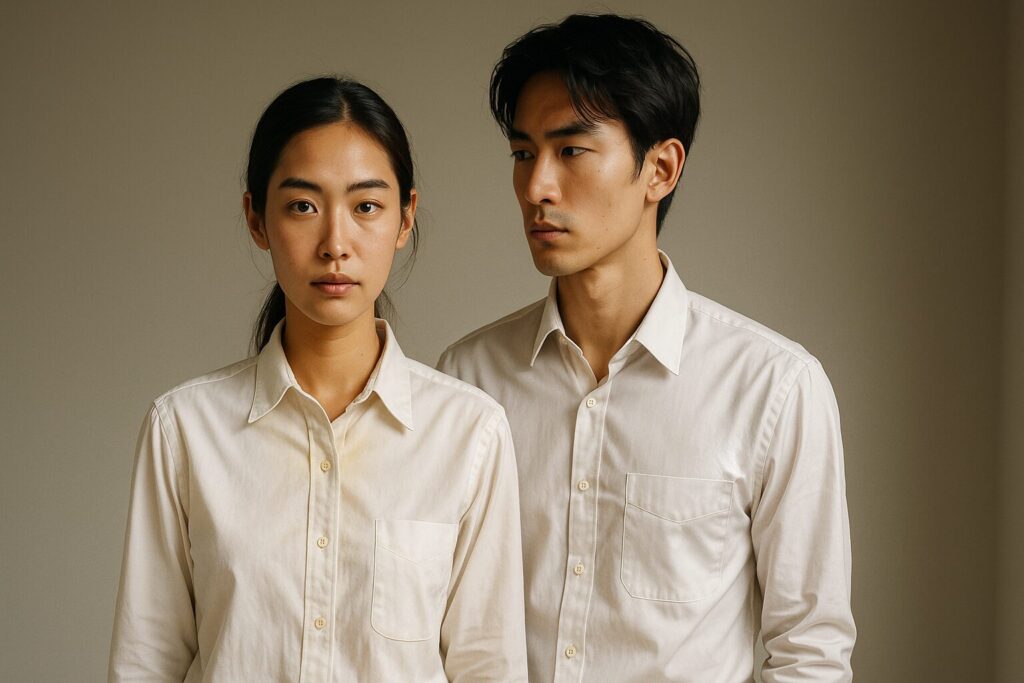 黄ばみ・テカリの劣化注意