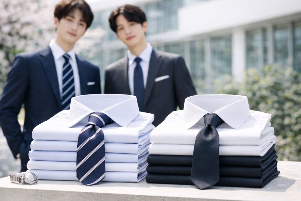 ワイドカラーとレギュラー