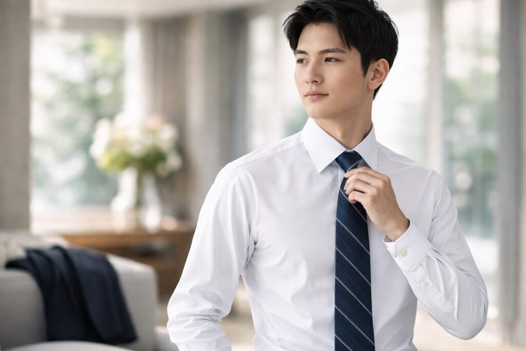 白無地シャツが定番な理由