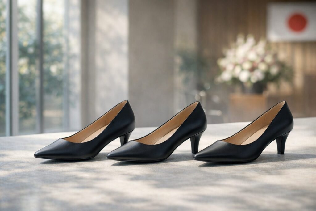 3〜5cmヒールパンプスの選び方