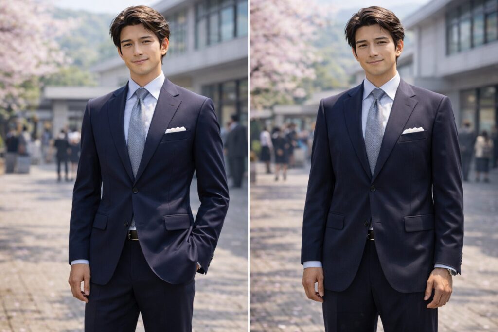 40代父親はサイズ感でおしゃれが決まる