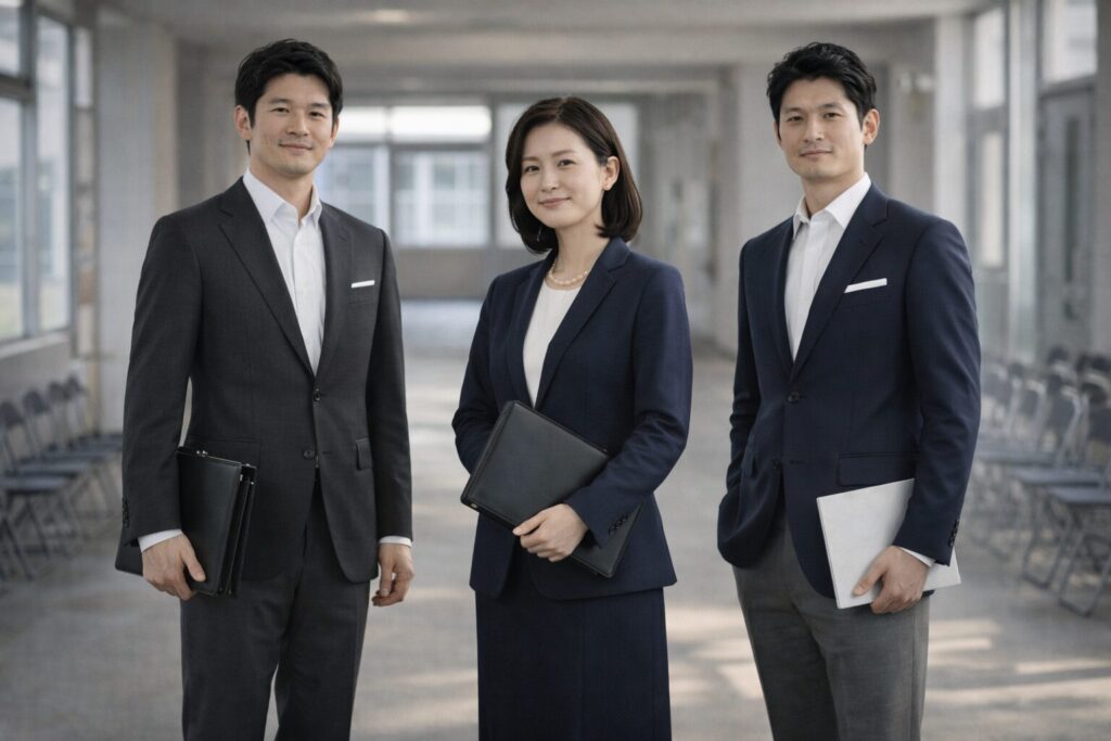 PTA役員のスーツで信頼を作る