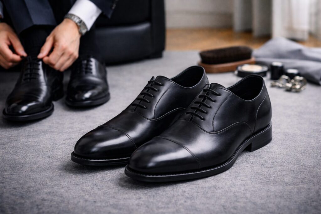 ストレートチップで品格