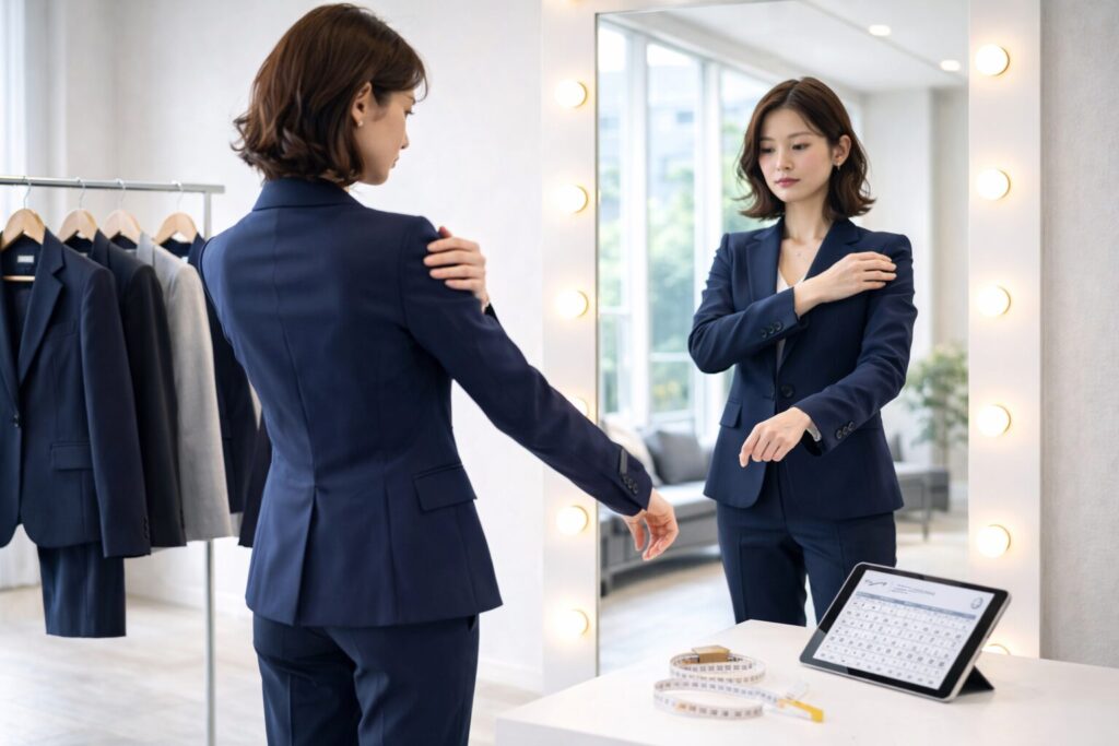 スーツサイズ選び方と号数