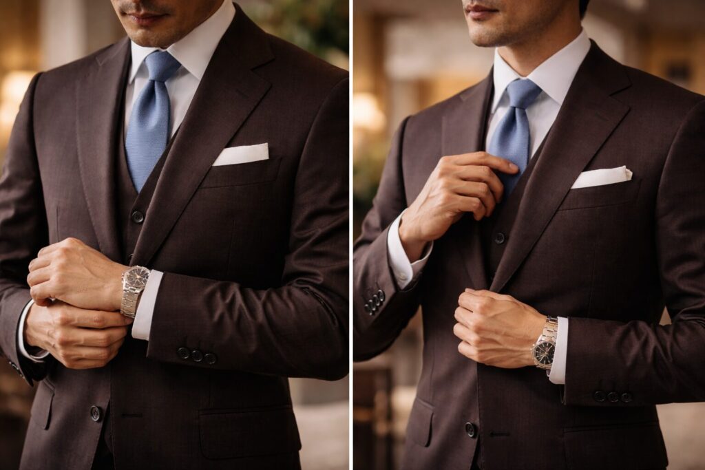 入学式で父親のスーツ茶色に必要なマナー