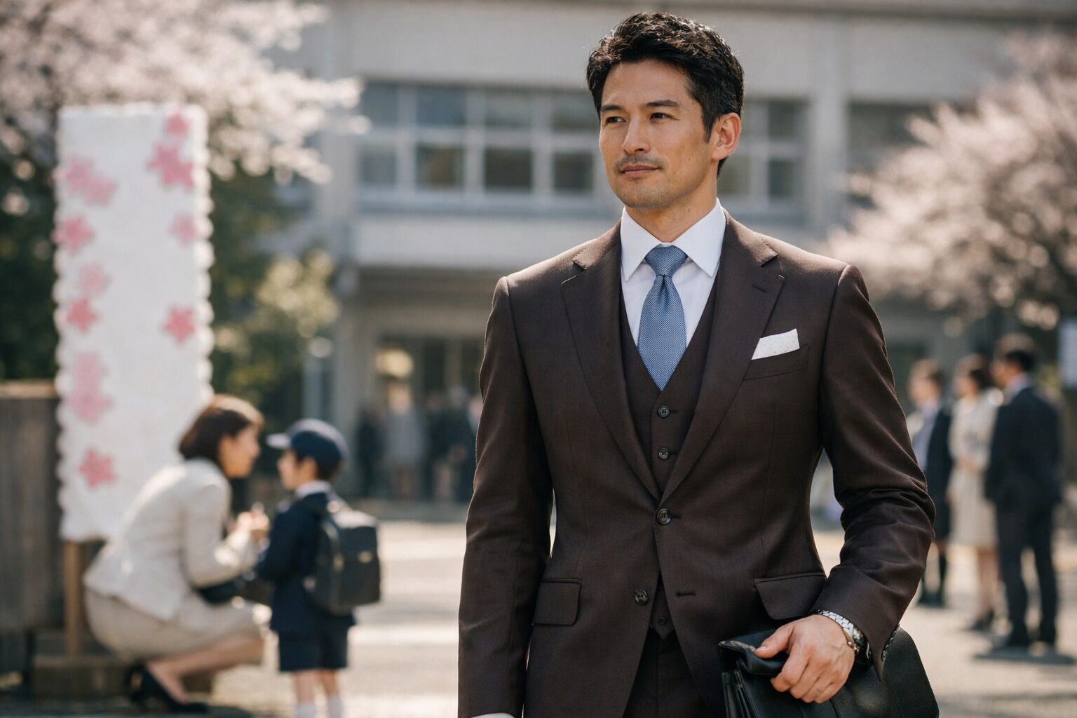 入学式の父親に茶色スーツは浮くのか対策解説完全ガイド保存版